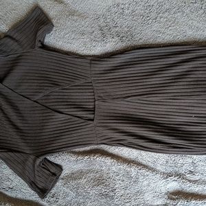 Black cut out mini dress